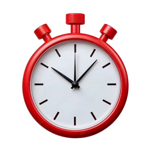 red 3d stopwatch icon with minimalist design on removebg preview
